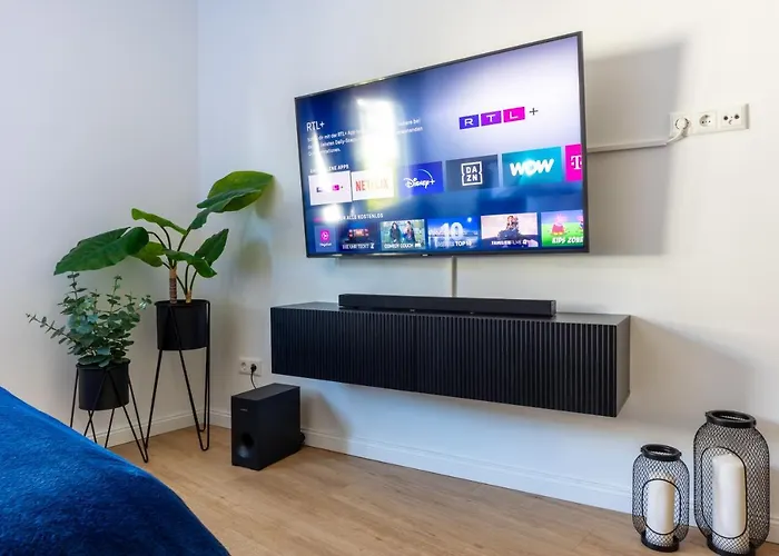 Uniklinik-naehe Modernes Apartment, Mit Balkon Вупперталь